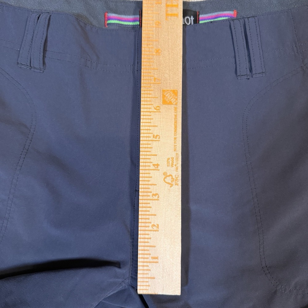 Marmot Hiking Pants Women's 12 Gray Nylon Roll Up Leg Outdoors Stretch Pockets - Picture 7 of 12